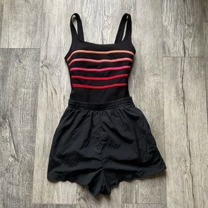 L.L. Bean Vintage 90’s swimsuit size 6 striped shorts